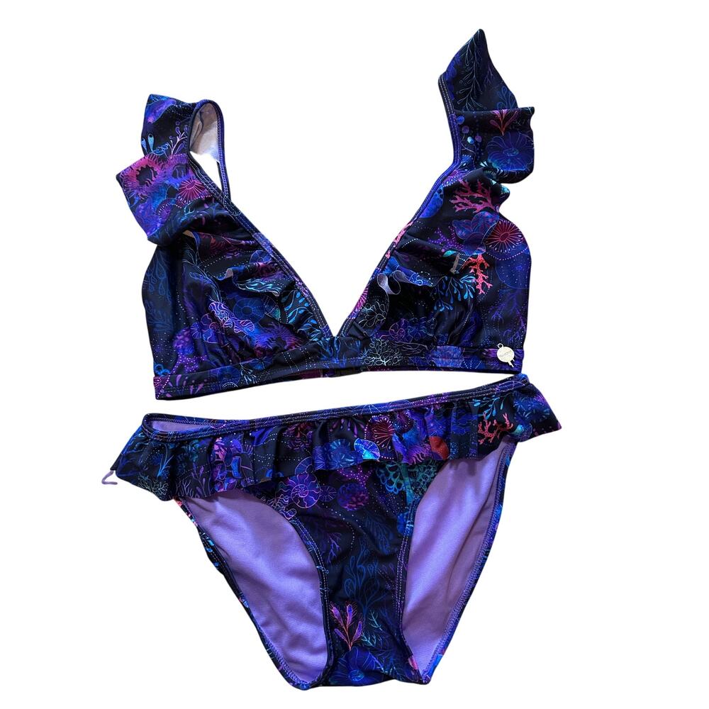 Blackmilk Coral Bikini Medium Top Small Bottom